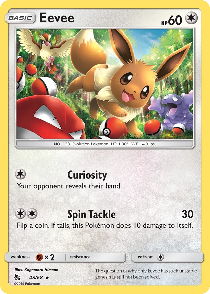 Eevee Pokemon card