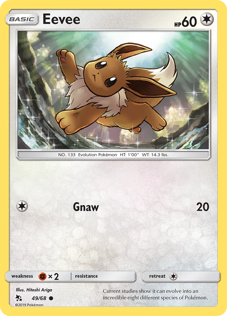 Eevee Pokemon card
