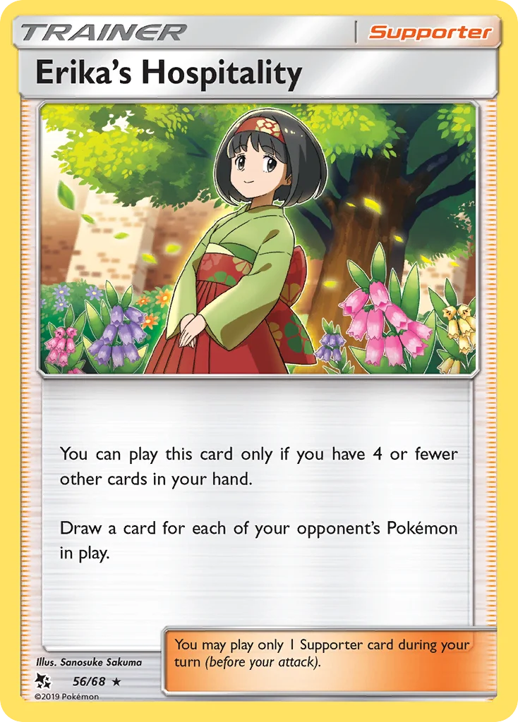 Erika's Hospitality Pokemon card