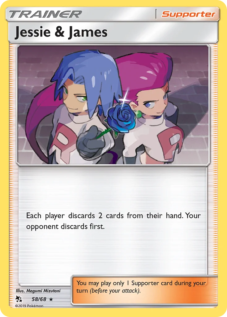 Jessie & James Pokemon card