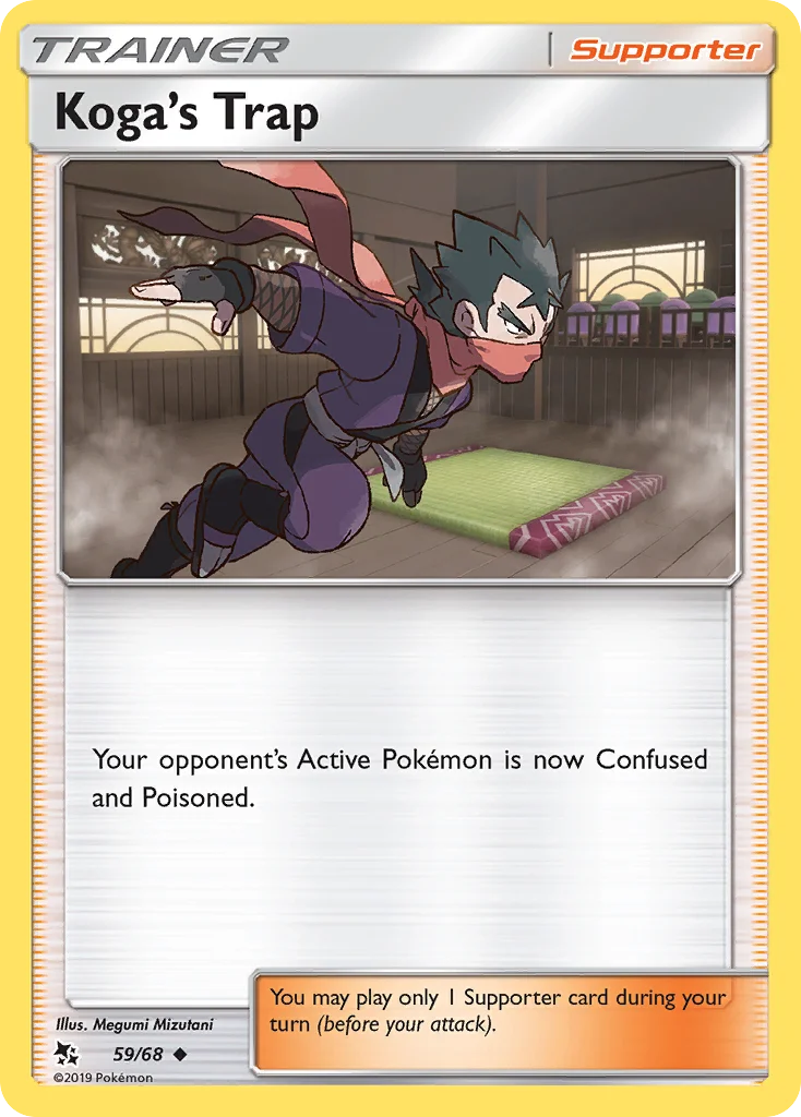Koga's Trap Pokemon card