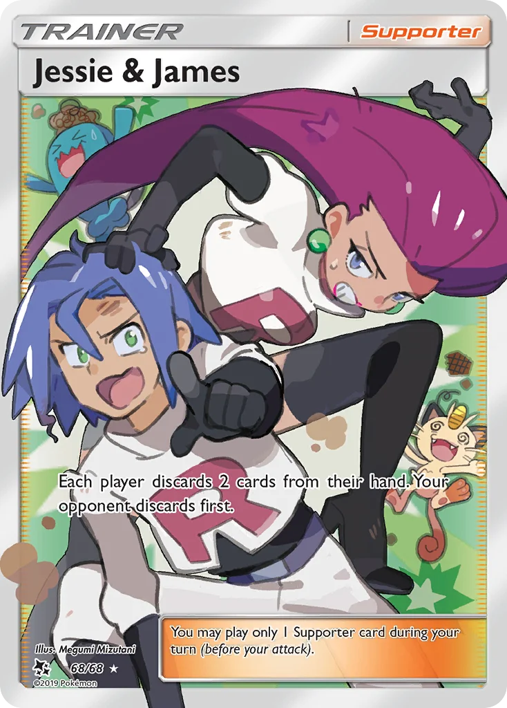 Jessie & James Pokemon card