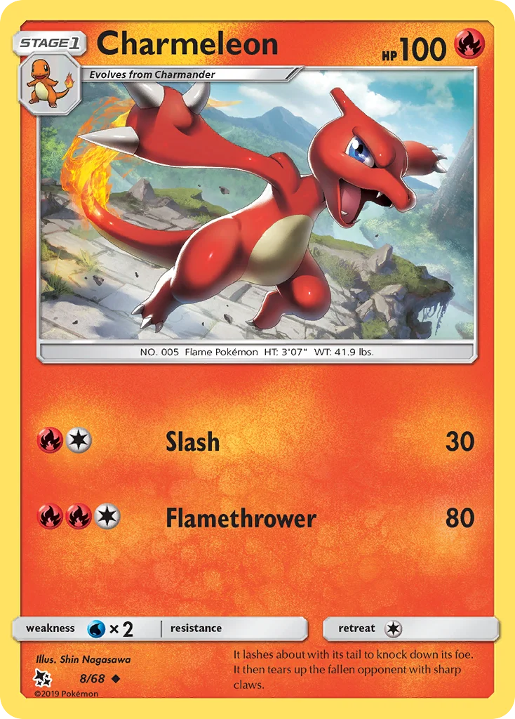 Charmeleon Pokemon card