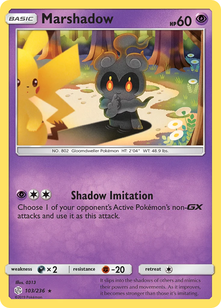 Marshadow Pokemon card