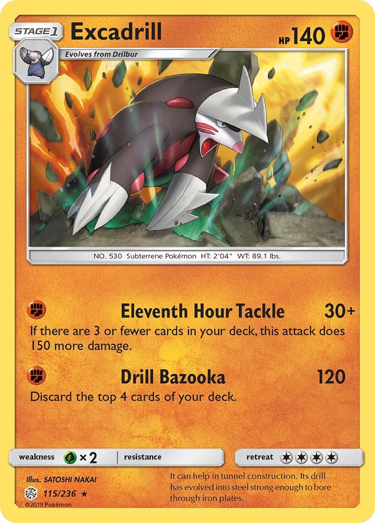 Excadrill Pokemon card