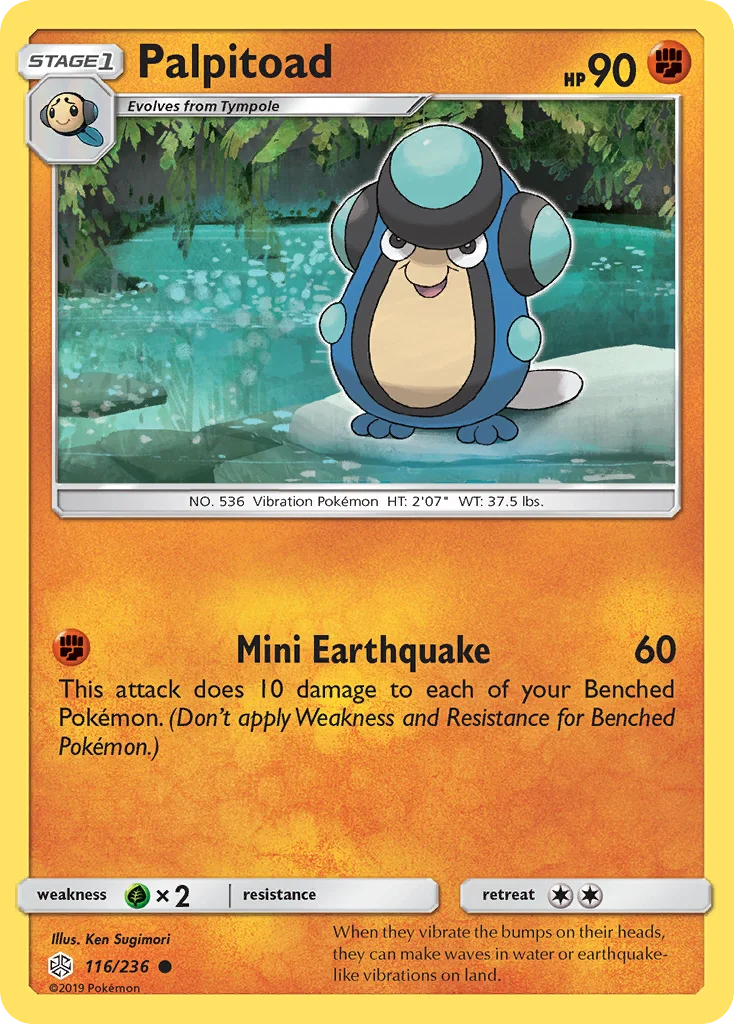 Palpitoad Pokemon card