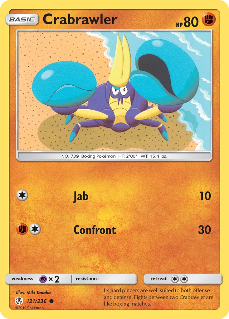Crabrawler Pokemon card