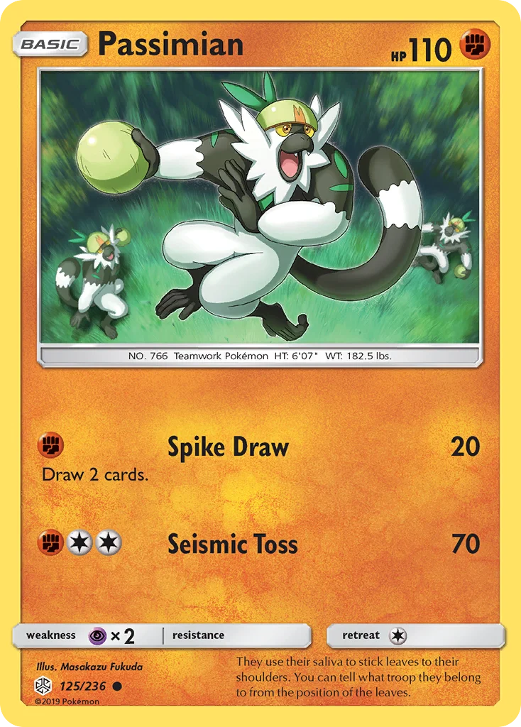 Passimian Pokemon card