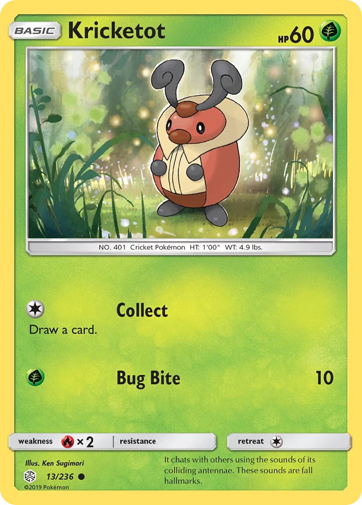 Kricketot Pokemon card