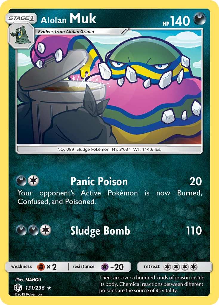 Alolan Muk Pokemon card