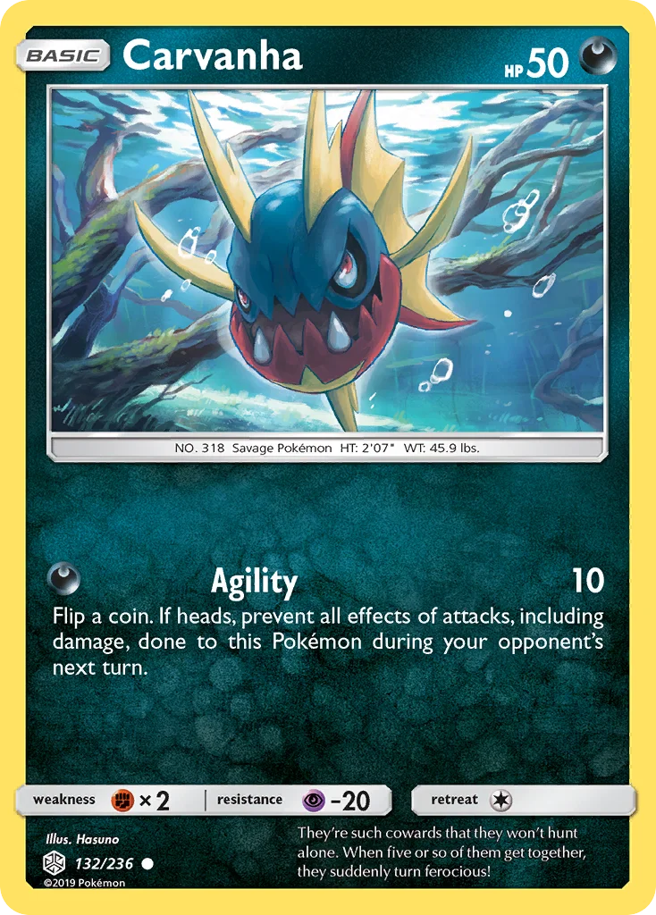 Carvanha Pokemon card