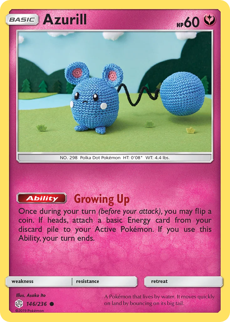 Azurill Pokemon card