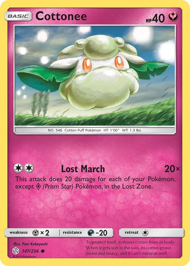 Cottonee Pokemon card