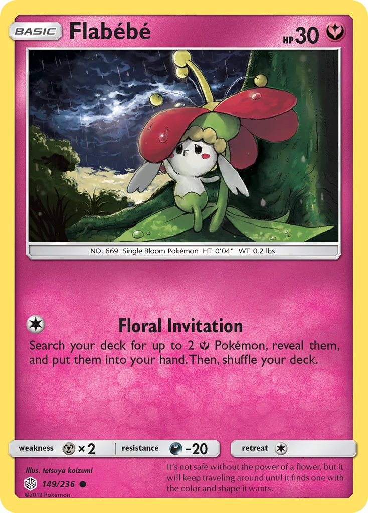 Flabébé Pokemon card