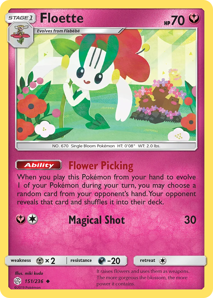 Floette Pokemon card
