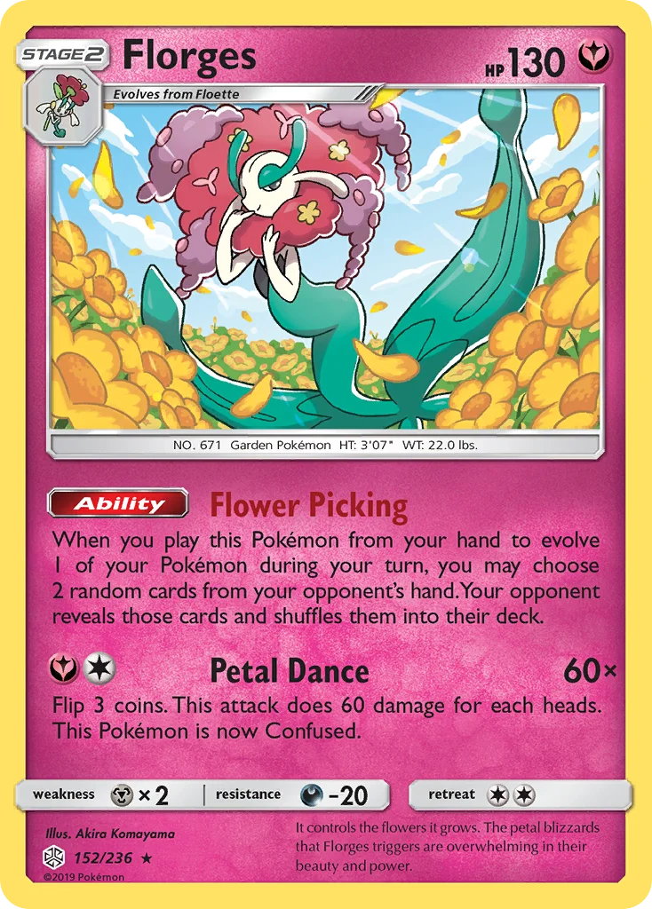 Florges Pokemon card