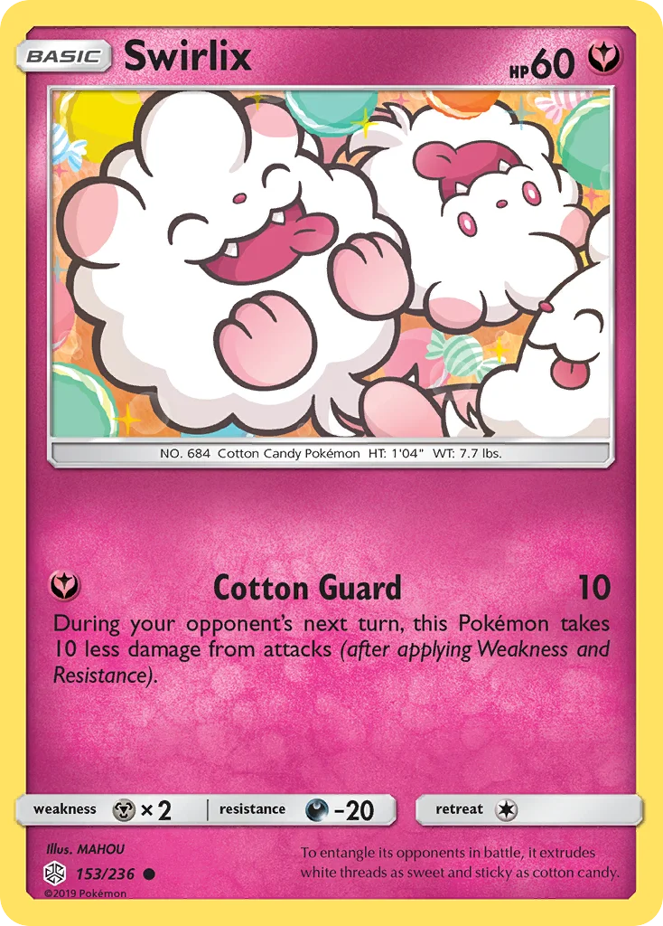 Swirlix Pokemon card