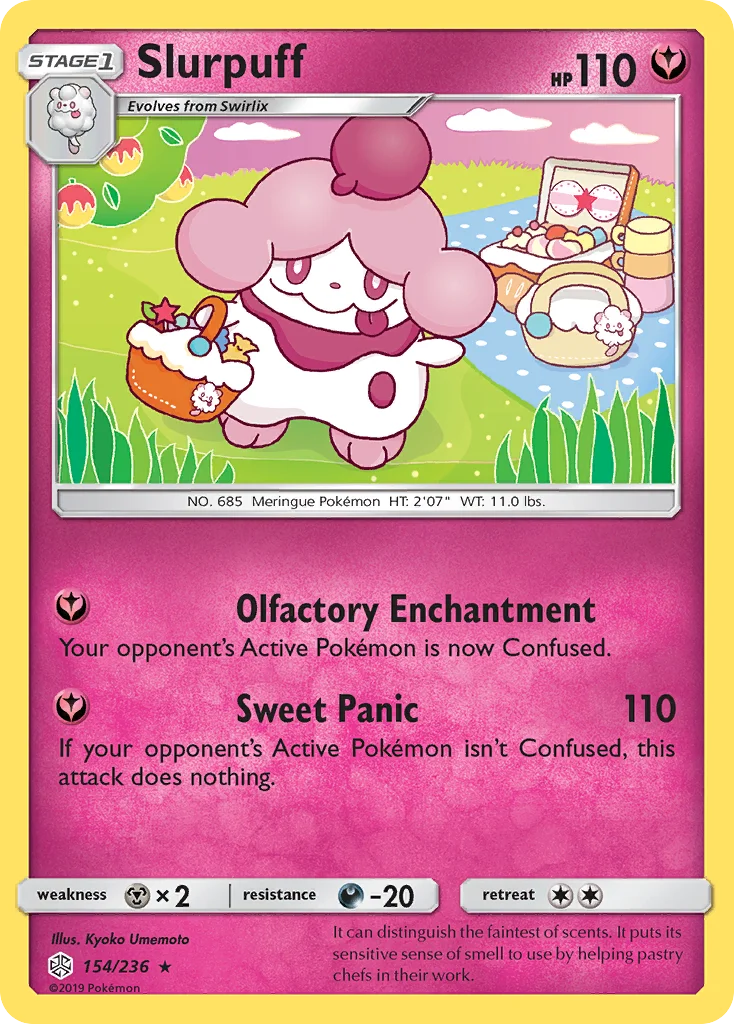 Slurpuff Pokemon card