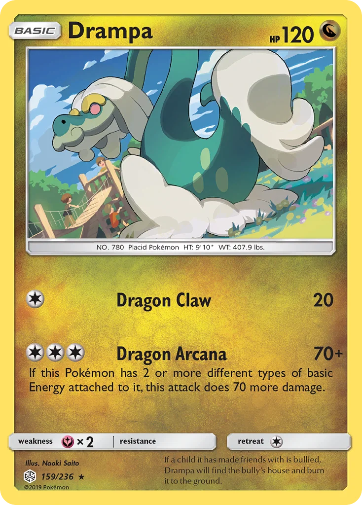 Drampa Pokemon card