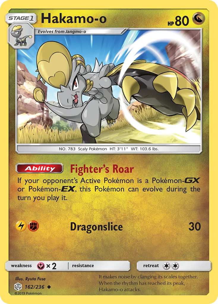 Hakamo-o Pokemon card