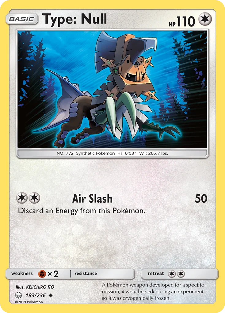 Type: Null Pokemon card