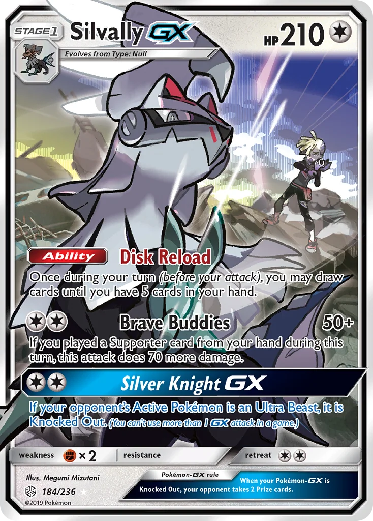 Silvally-GX Pokemon card