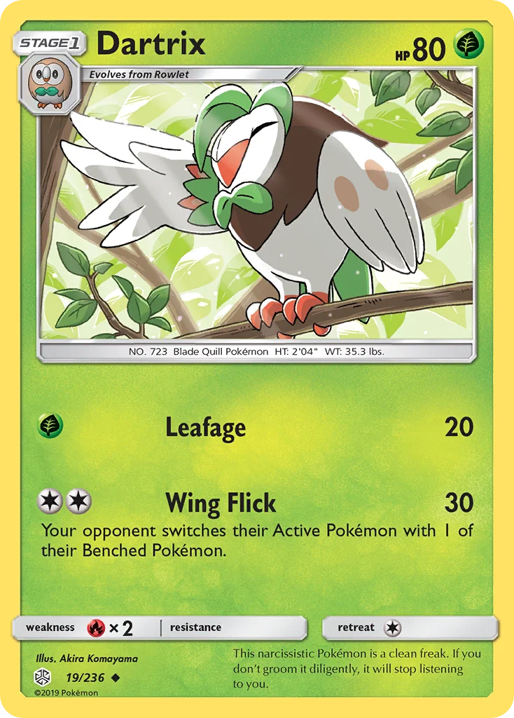 Dartrix Pokemon card