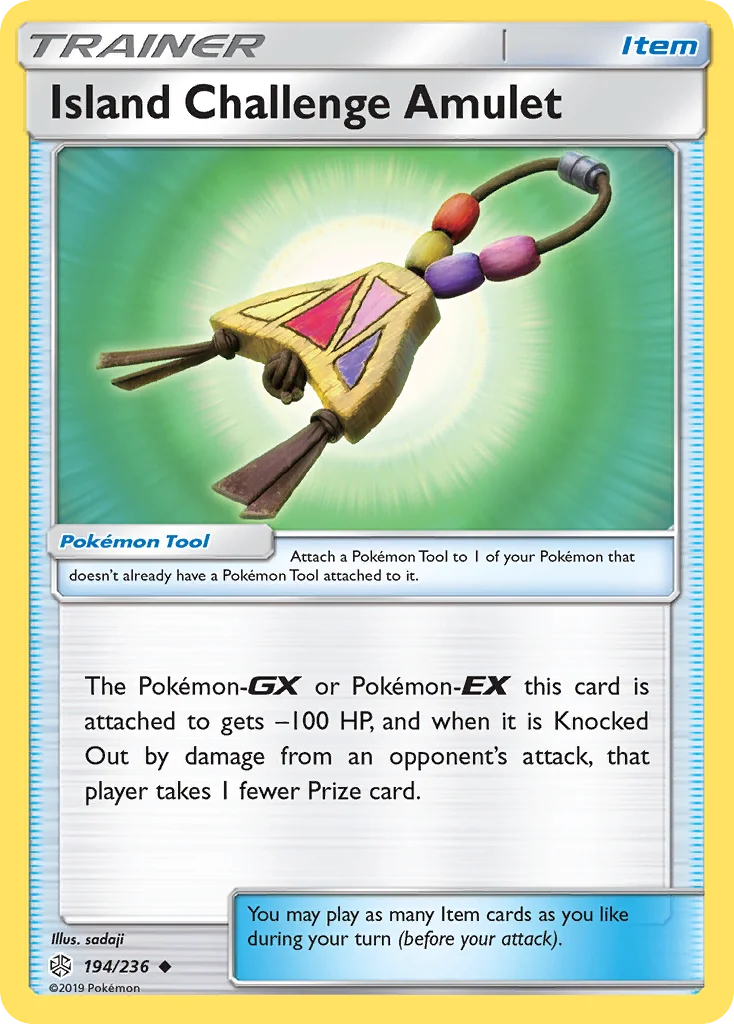 Island Challenge Amulet Pokemon card
