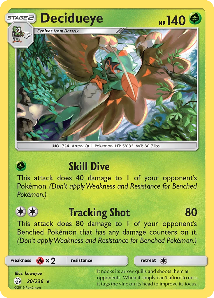 Decidueye Pokemon card