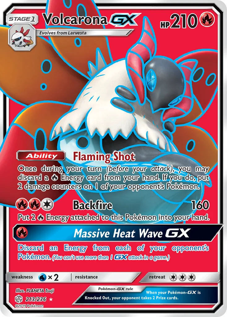 Volcarona-GX Pokemon card