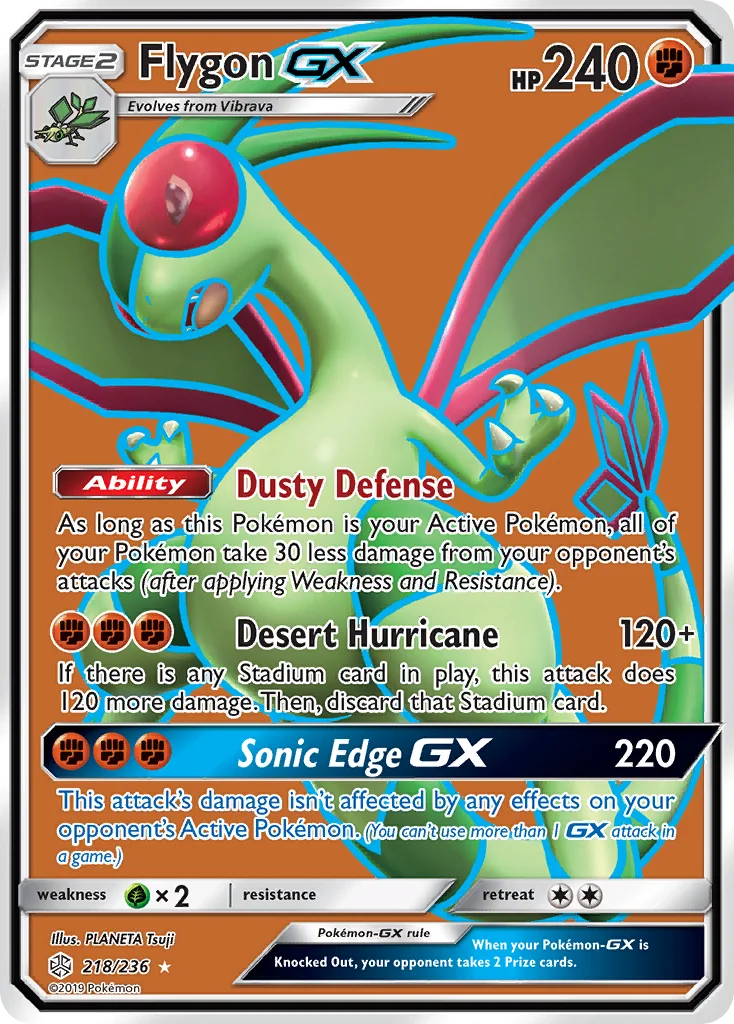 Flygon-GX Pokemon card