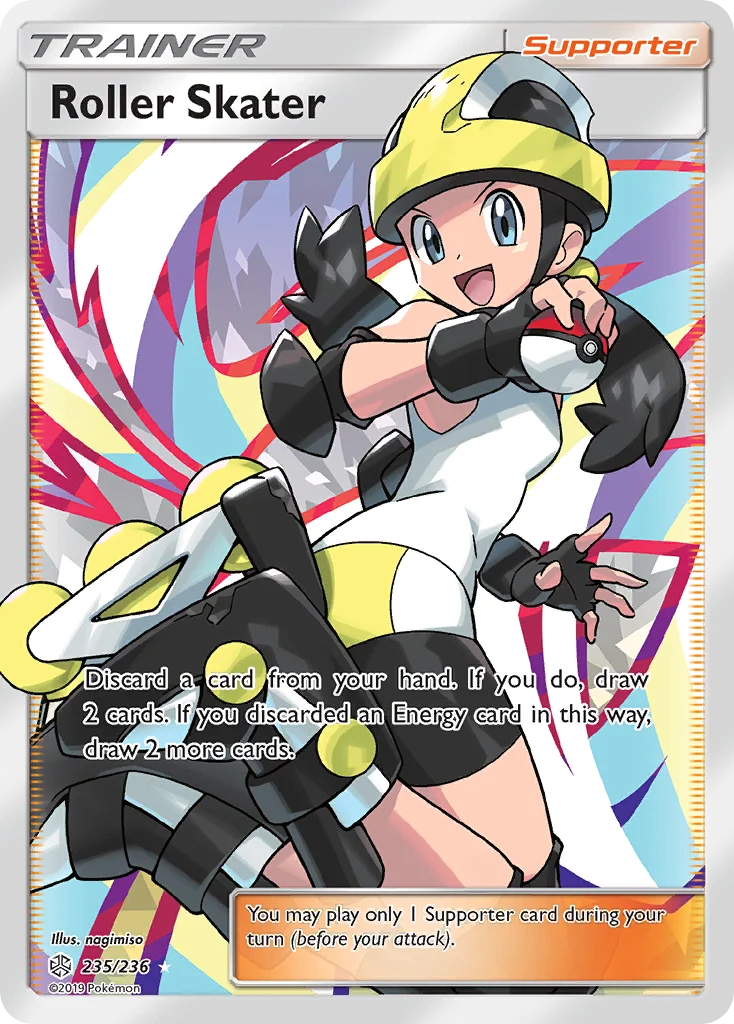 Roller Skater Pokemon card