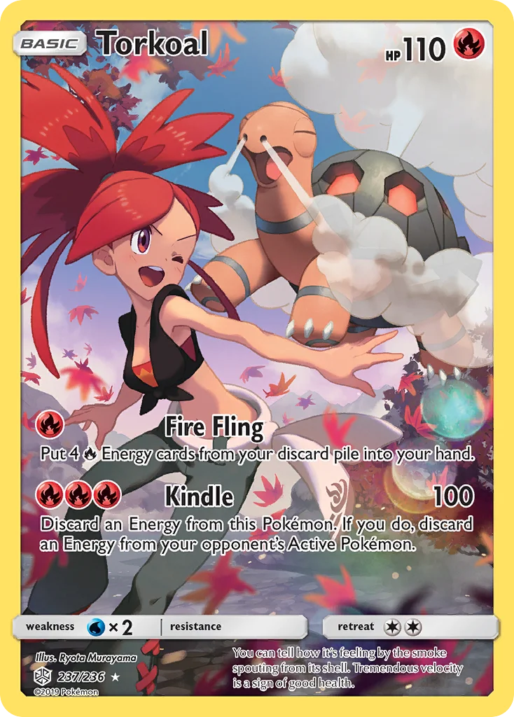 Torkoal Pokemon card