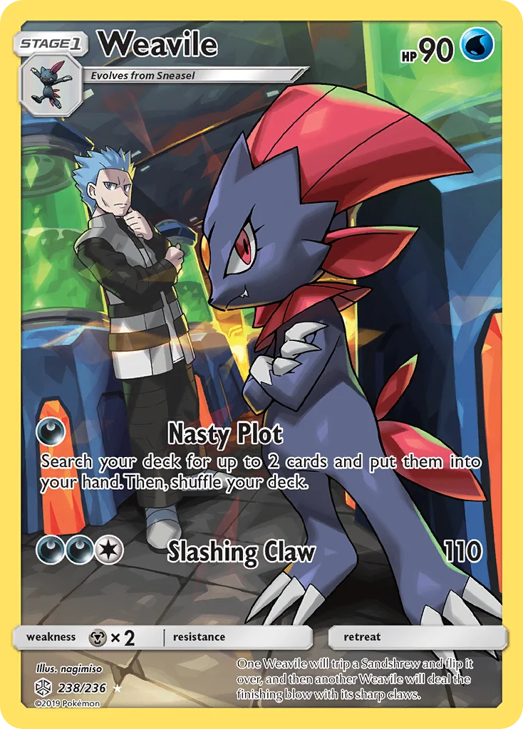 Weavile Pokemon card