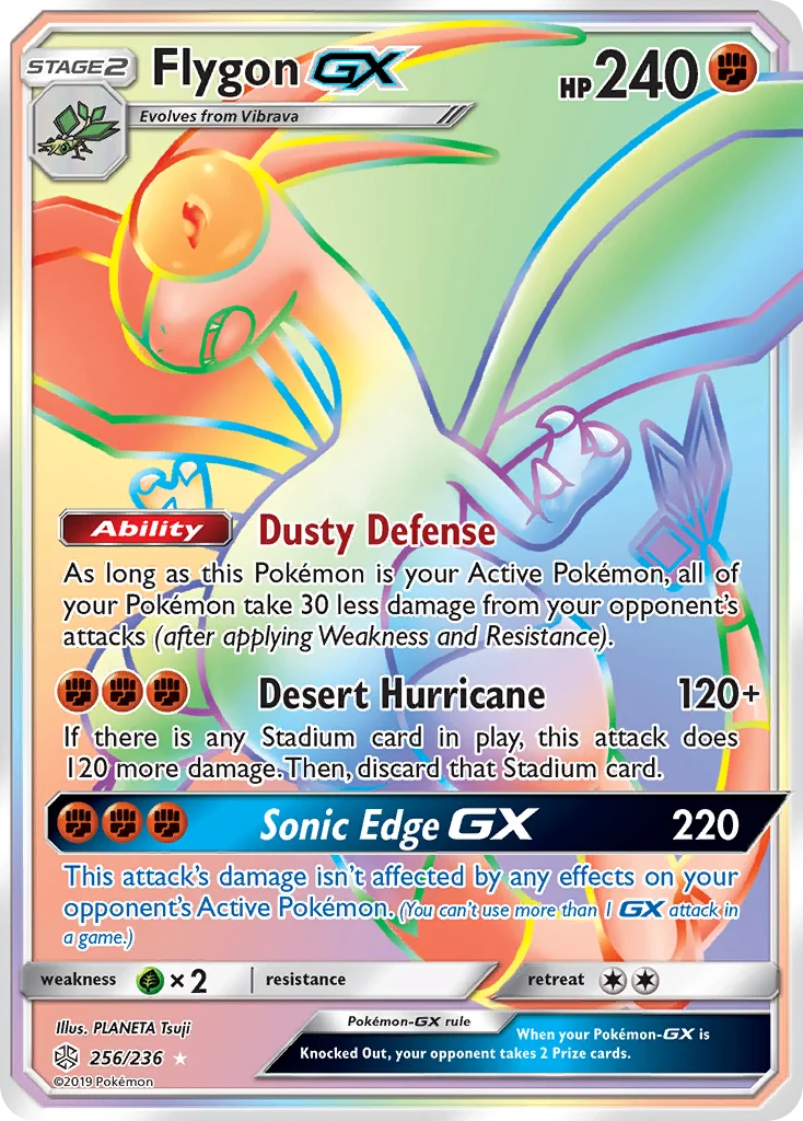 Flygon-GX Pokemon card