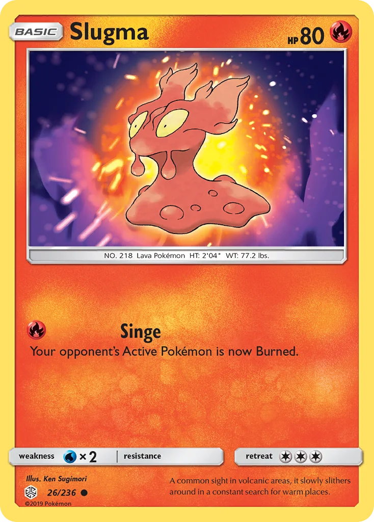 Slugma Pokemon card