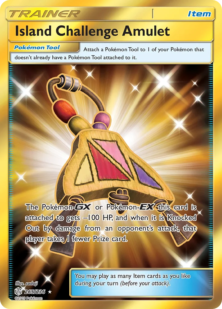 Island Challenge Amulet Pokemon card