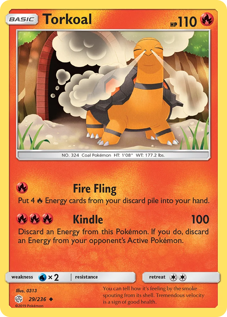 Torkoal Pokemon card