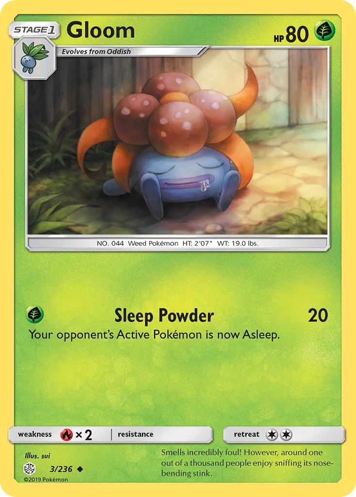 Gloom Pokemon card