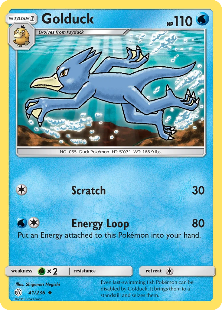Golduck Pokemon card