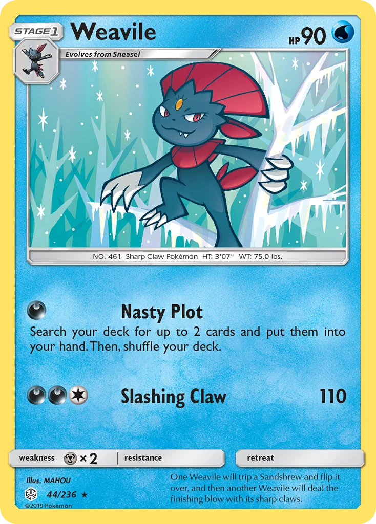 Weavile Pokemon card