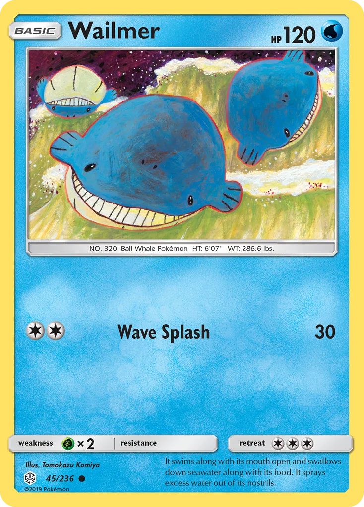 Wailmer Pokemon card