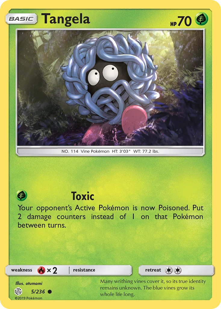 Tangela Pokemon card