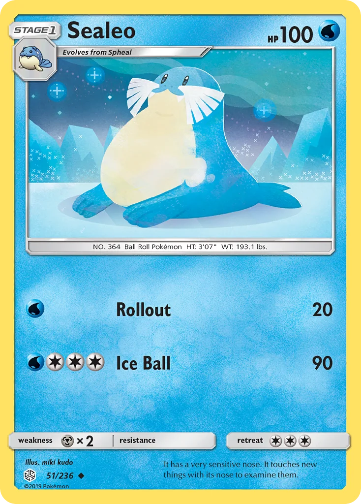 Sealeo Pokemon card