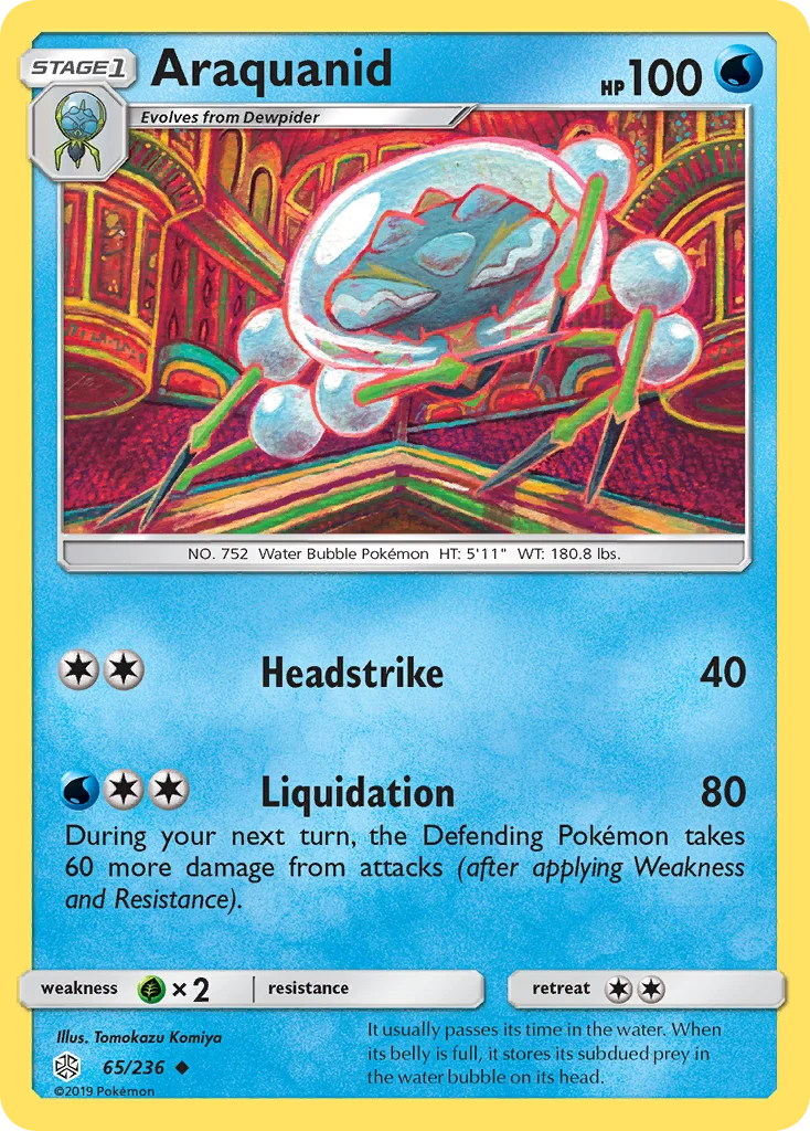 Araquanid Pokemon card