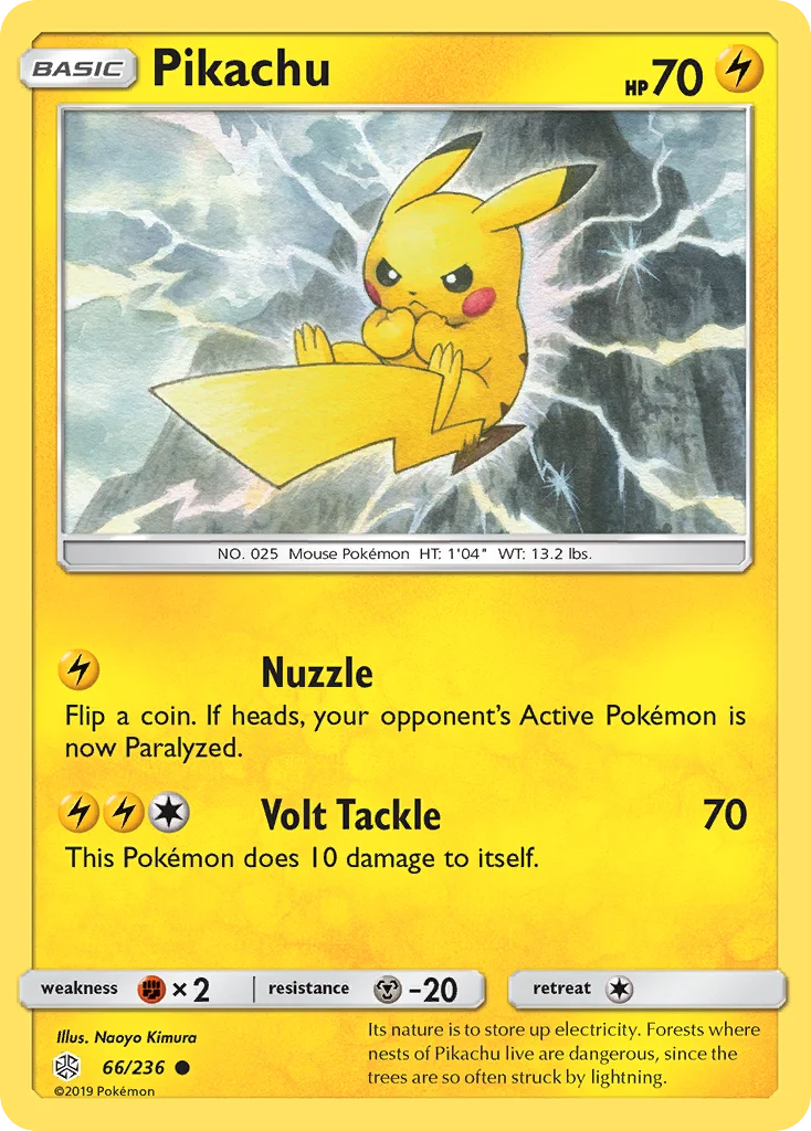 Pikachu Pokemon card