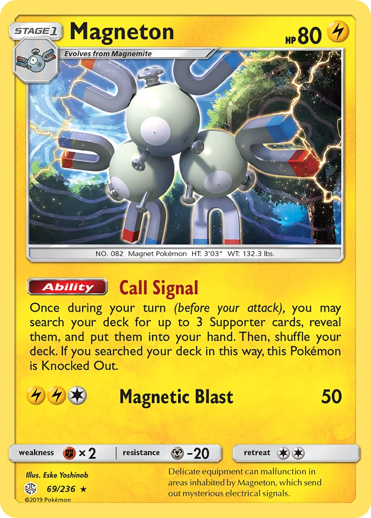 Magneton Pokemon card