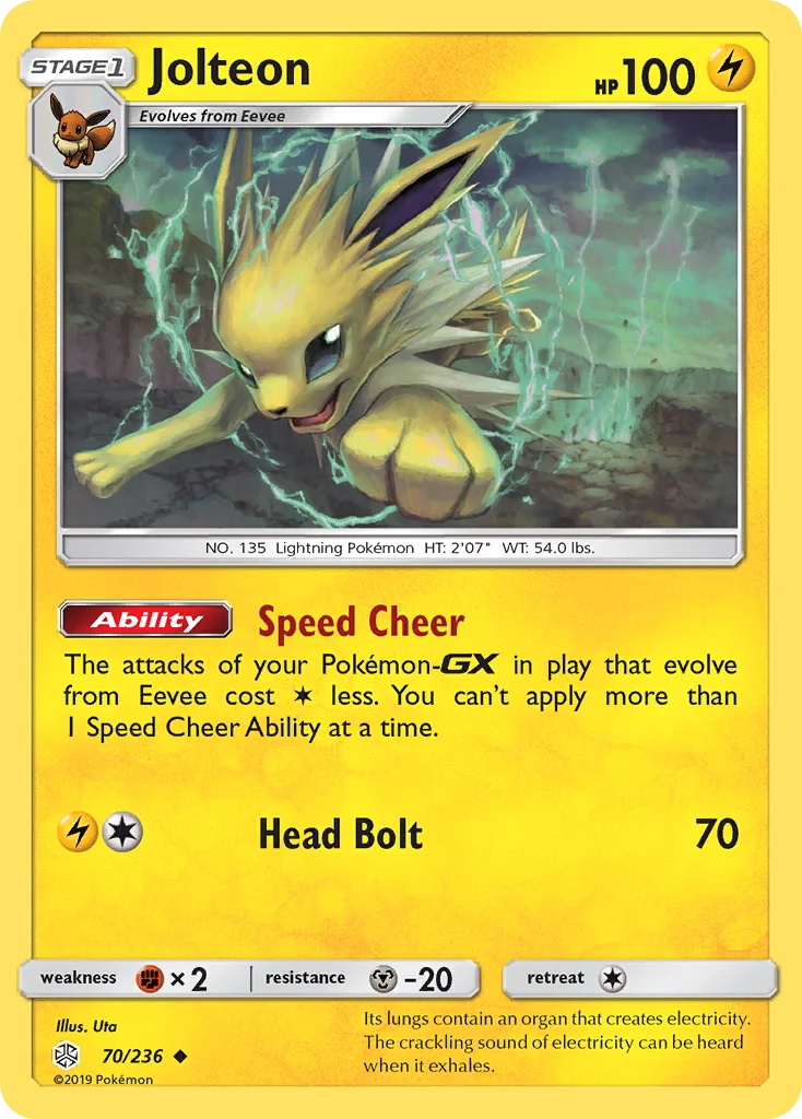 Jolteon Pokemon card