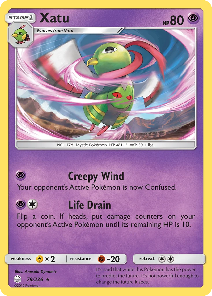 Xatu Pokemon card