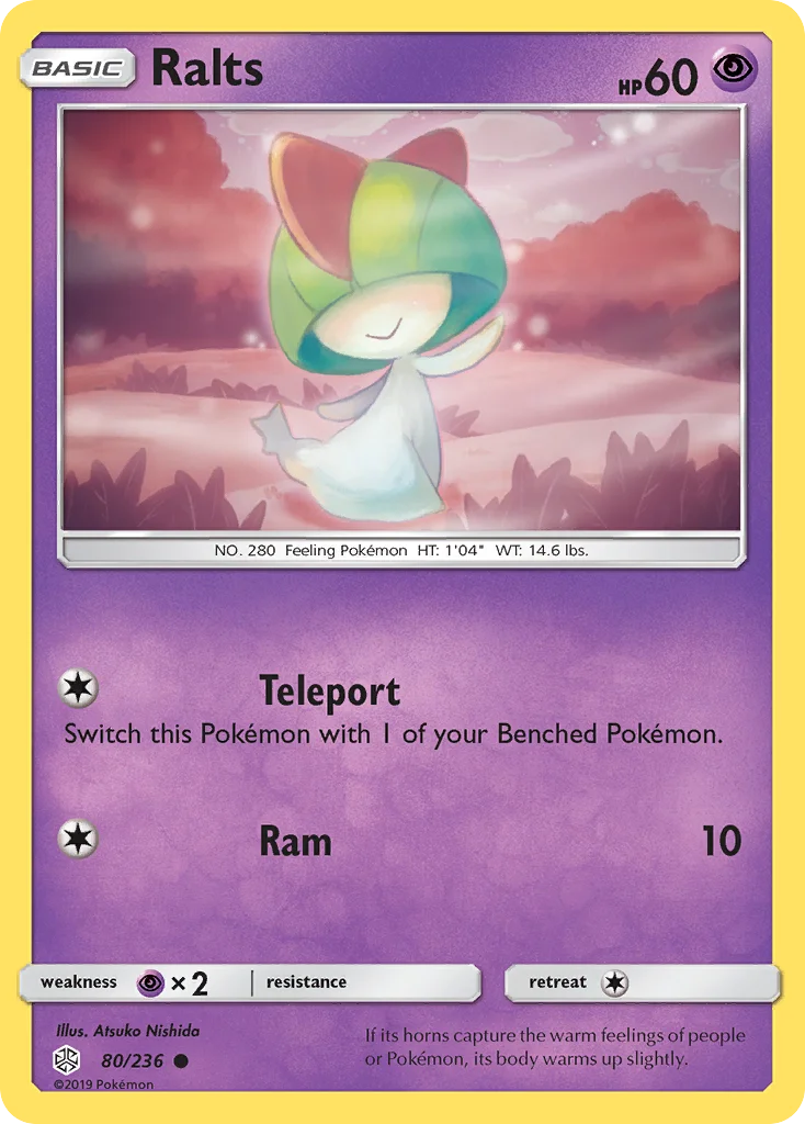 Ralts Pokemon card